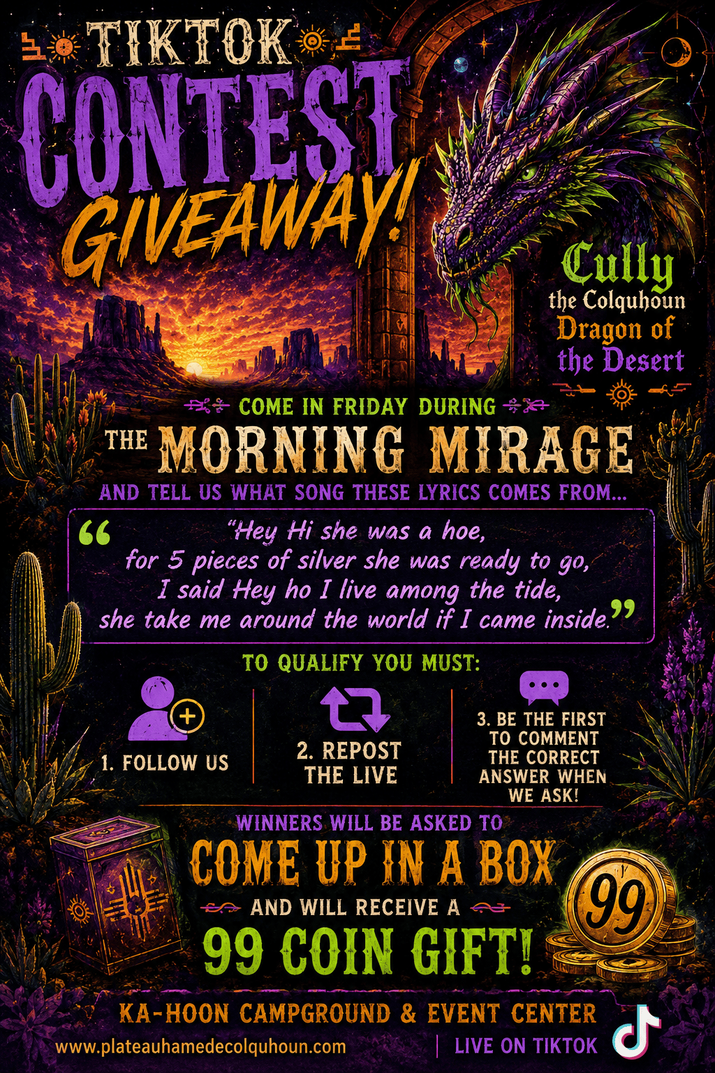 Morning Mirage Song Guessing Contest: Win a 99 Coin Gift on TikTok&nbsp;LIVE