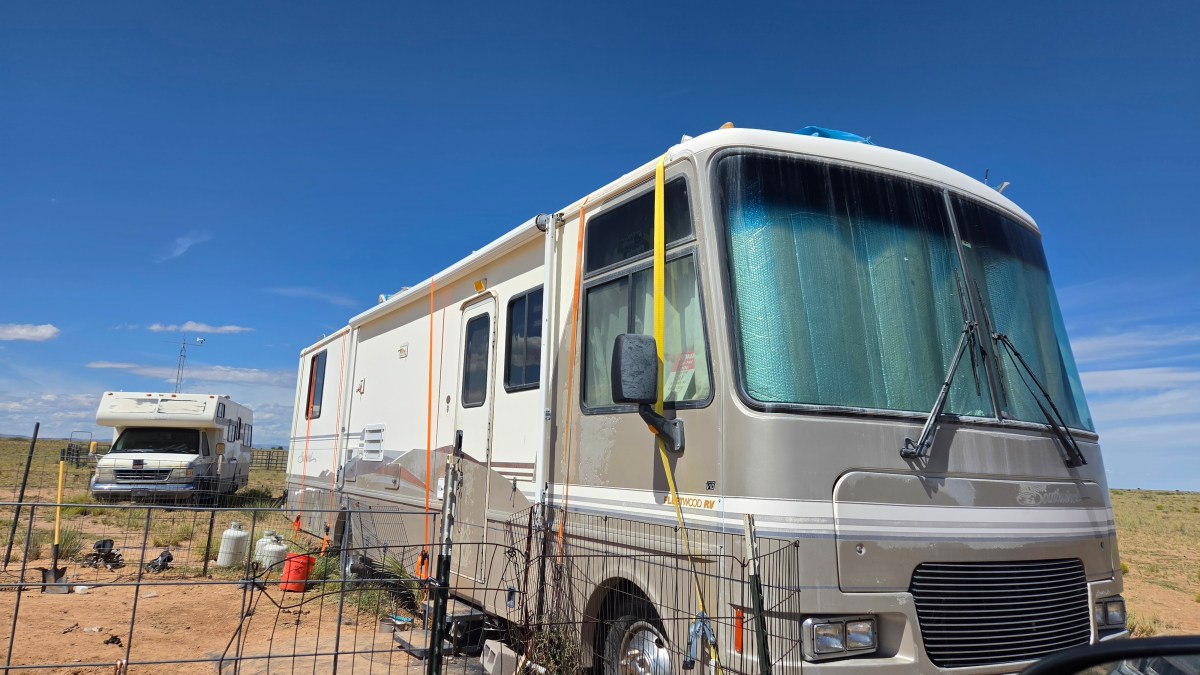 Storm Damaged Totaled Our RV: An Off-Grid Transition on the New Mexico&nbsp;Mesa